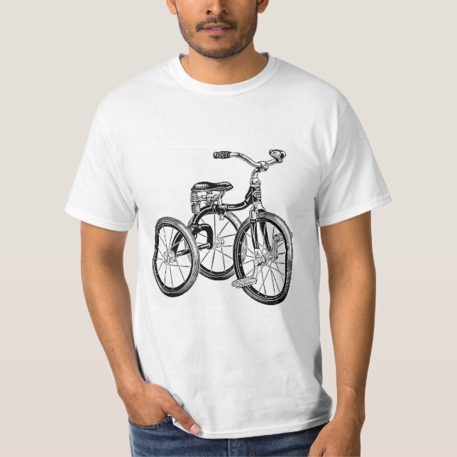 Camiseta Antigo triciclo (Frente)