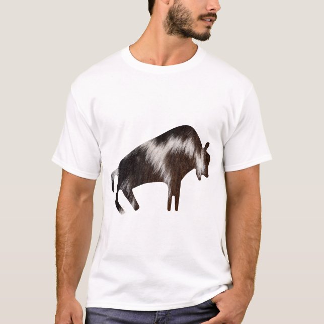 Camiseta Antigos Bison ou Buffalo Pré-Histórico (Frente)
