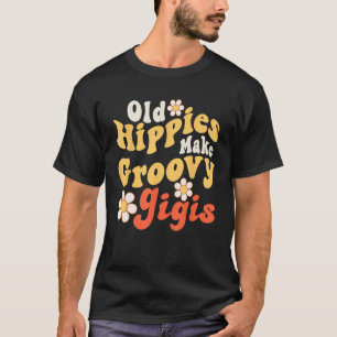 Camiseta Antigos Hippies Fazem Graus de Groovy na Retro 70s