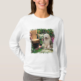 Camiseta Antigos presentes de ovelha em inglês