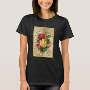 Camiseta Antigos Rosas franceses