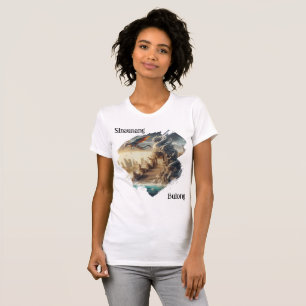Camiseta Antigos Sussurros Sinaunang Bulong Paisagem Marinh