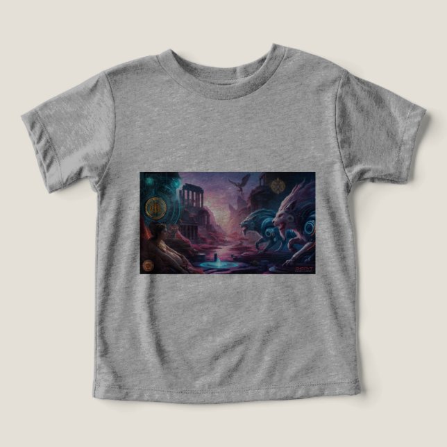 Camiseta 🔱 Antigos tempos: Designs Eternos para os Moderno (Design frontal)