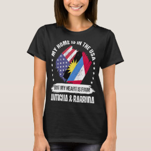 Camiseta Antígua Americana Patriot Cresceu Orgulhoso Meu Co