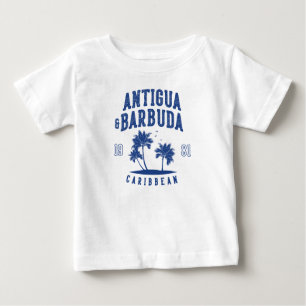 Camiseta Antigua e Barbuda Palmeira do Caribe