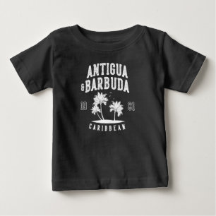 Camiseta Antigua e Barbuda Palmeira do Caribe