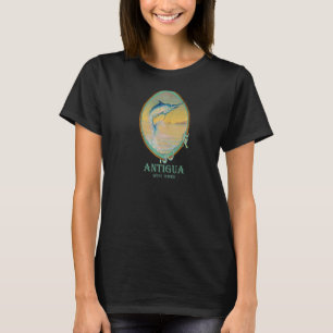 Camiseta Antigua Índias Ocidentais Férias de Pesca Offshore