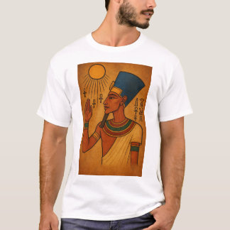 Camiseta Antiguamente Faraó Egípcio Akhenaten Sun Culto Art