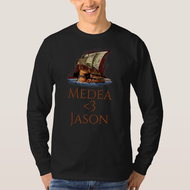 Camiseta Antiguamente Grego Mitologia e Tragédia Medea ama  (Frente)