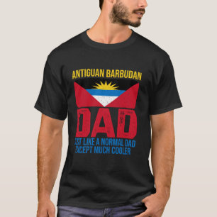 Camiseta Antiguan Barbudan Pai Antígua e Barbuda Bandeira G