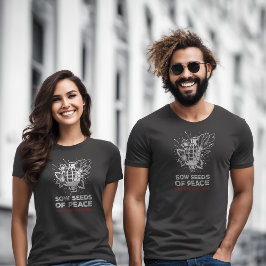 Camiseta antiguerra | Granada e Flor | Fim da guer
