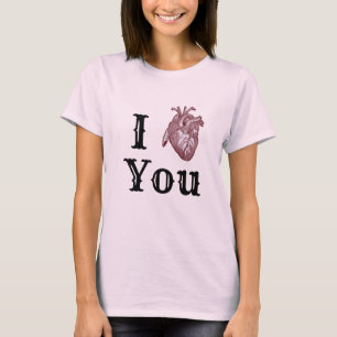 Camiseta Antiguidade mim coração você