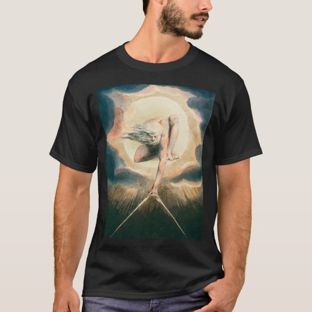 Camiseta Antiguidade William Blake Earth Compass Symbolismo (Frente)