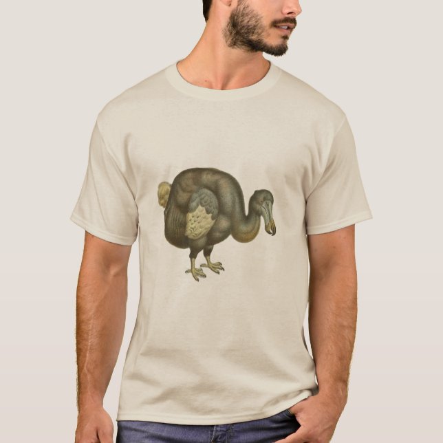Camiseta Antique Dodo Bird Natural History (Frente)