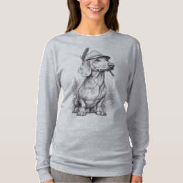 Camiseta Antique Marble Dachshund