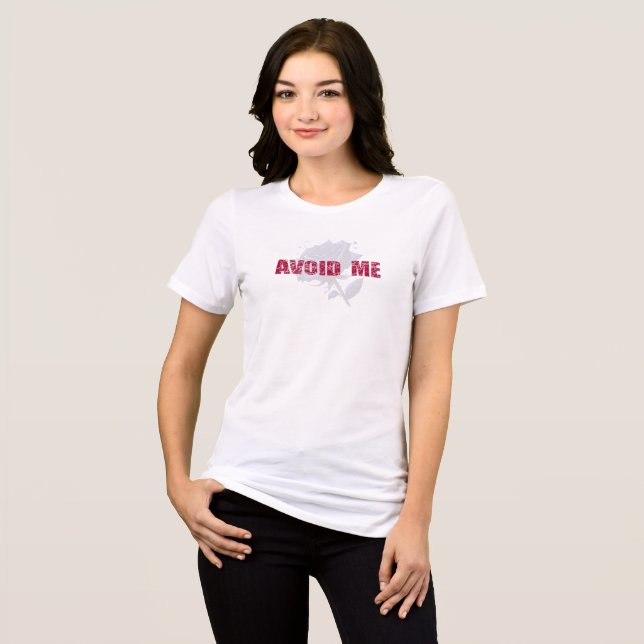 Camiseta antissocial engraçada (Frente Completa)