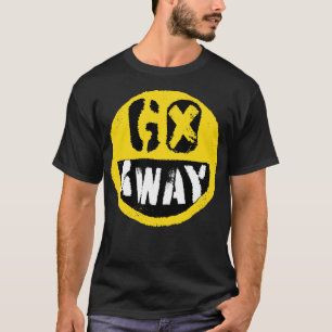 Camiseta Antissocial Sai Emoji Design Engraçado Un Happy Fa