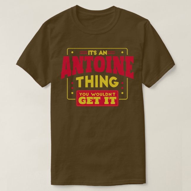 Camiseta Antoine (Frente do Design)
