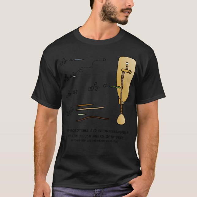 Camiseta Antonie Van Leeuwenhoek Micros (Frente)