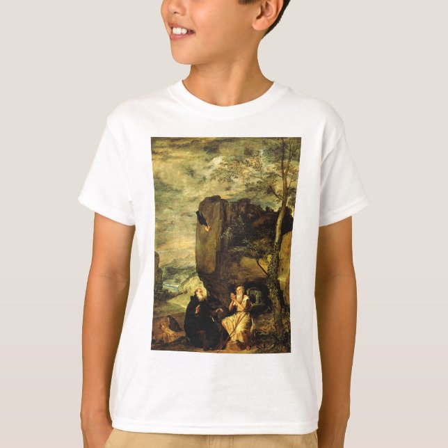 Camiseta Antônio o Grande e Paulo de Tebas (Frente)
