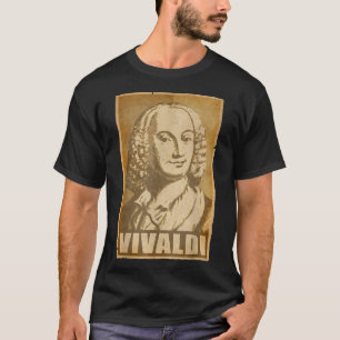 Camiseta Antonio Vivaldi Vintage Torn Poster