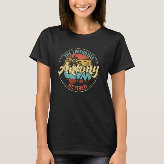 Camiseta Antony Legend Se Aposentou Da Reforma Personalizad (Frente)