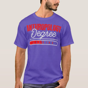 Camiseta Antropologia 2 do grau estudantil
