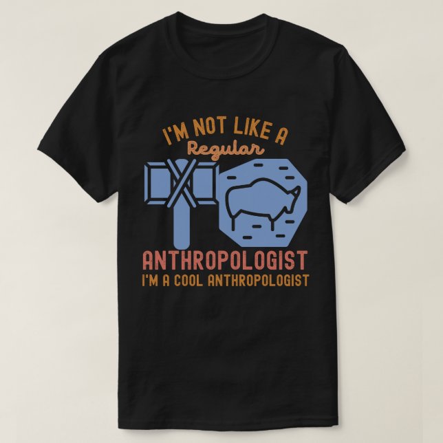Camiseta Antropologia dizendo, Antropologia Aniversário2 (Frente do Design)