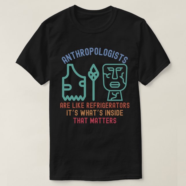 Camiseta Antropologia Engraçada Major, Antropologia Dizendo (Frente do Design)