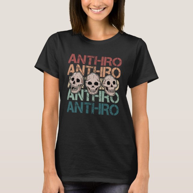 Camiseta Antropologista Antropologista Profissão de Dizer H (Frente)