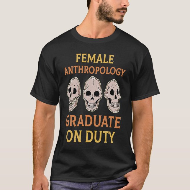 Camiseta Antropologista Antropologista Profissão de Dizer H (Frente)