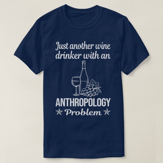Camiseta Antropologista de Antropologia do Problema do Bebe (Frente do Design)
