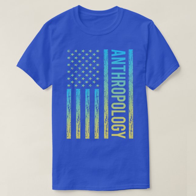 Camiseta Antropologista de Antropologia Sinalizador de Grad (Frente do Design)