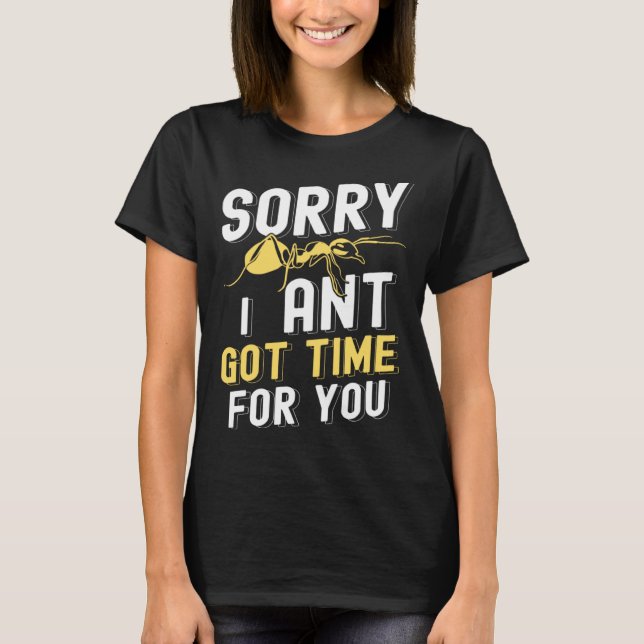 Camiseta Ants Insects Beetle Bug Entomology (Frente)