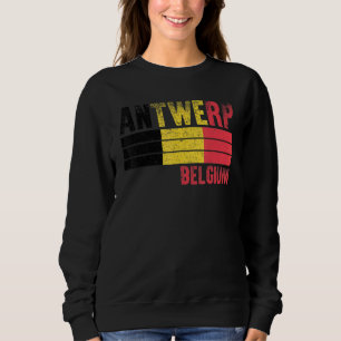 Camiseta Antuérpia Bandeira da Bélgica Belgas Homens Mulher