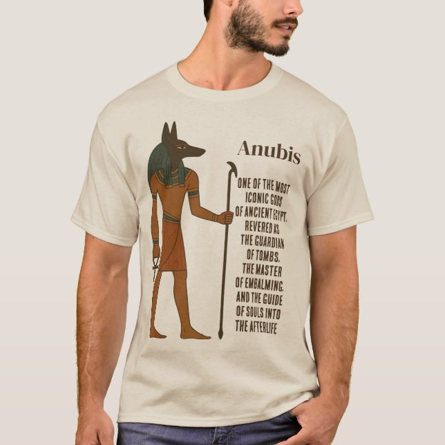 Camiseta Anubis - Ancient Egyptian History (Frente)