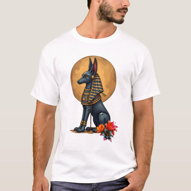 Camiseta Anúbis ao luar,  (Frente)