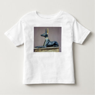 Camiseta Anubis, deus egípcio do morto de uma caixa
