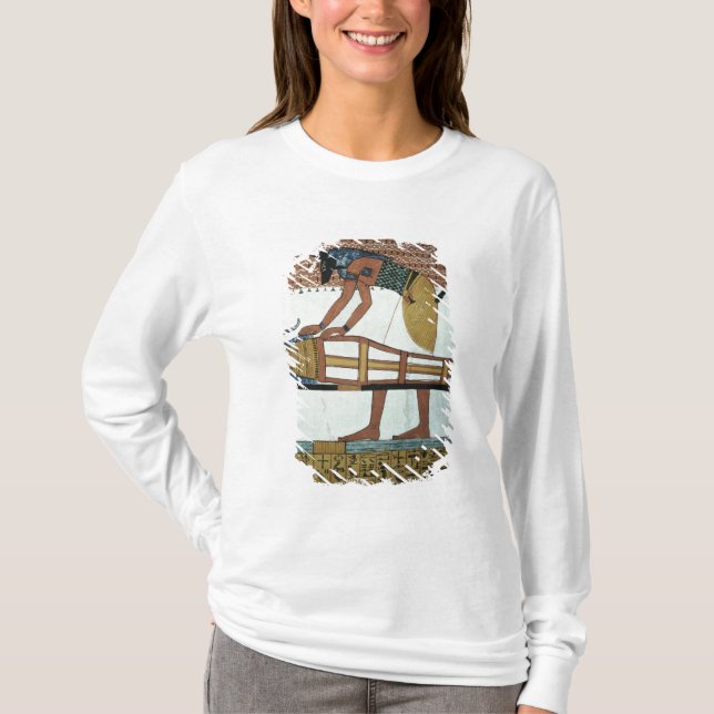 Camiseta Anubis e uma mamã, do túmulo de Sennedjem (Frente)