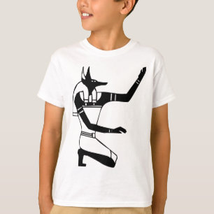 Camiseta Anubis, hieróglifo egípcio
