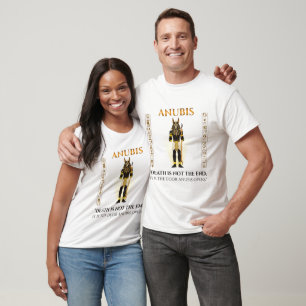 Camiseta Anubis Porta da Morte Vida Após a Morte Antigo Egi