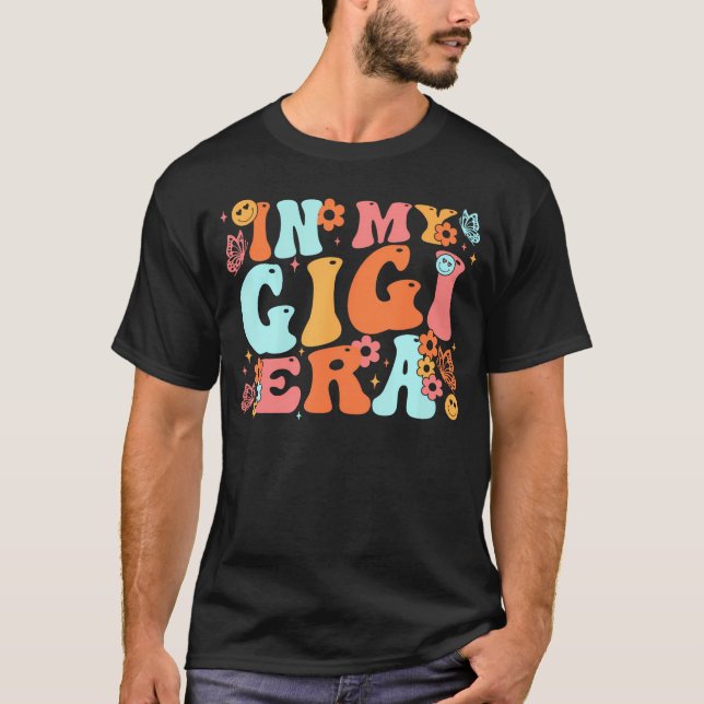 Camiseta Anunciação De Bebê Da Minha Gigi Era (Frente)