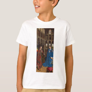 Camiseta Anunciação de Van Eyck Premium Luz da Catedral