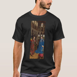 Camiseta Anunciação de Van Eyck Premium Luz da Catedral