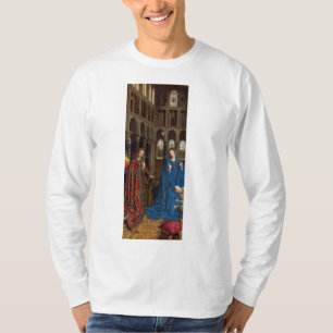 Camiseta Anunciação de Van Eyck Premium Luz da Catedral