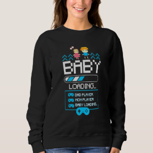 Camiseta Anunciamento de Gravidez de Carregamento de Bebês 