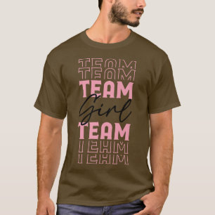 Camiseta Anunciante de Bebê Rosa do Partido Revelação de Gê