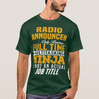 Camiseta Anunciante de rádio 12