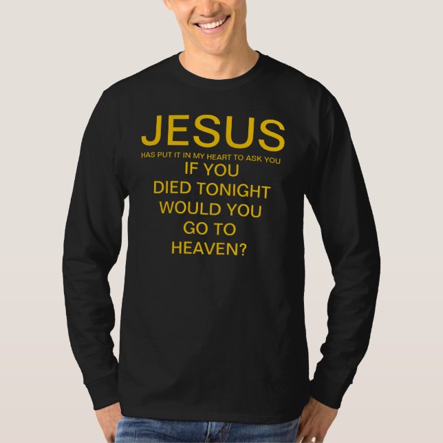 Camiseta anuncie Jesus em sua vida (Frente)