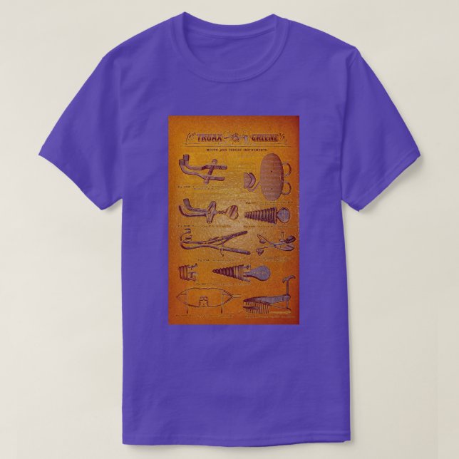 Camiseta Anúncio Cirúrgico Vintage (Frente do Design)